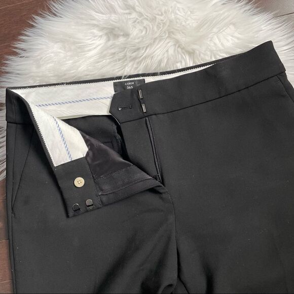 J. Crew Edie Black Classic Trouser Pant Size  10 - Picture 10 of 16